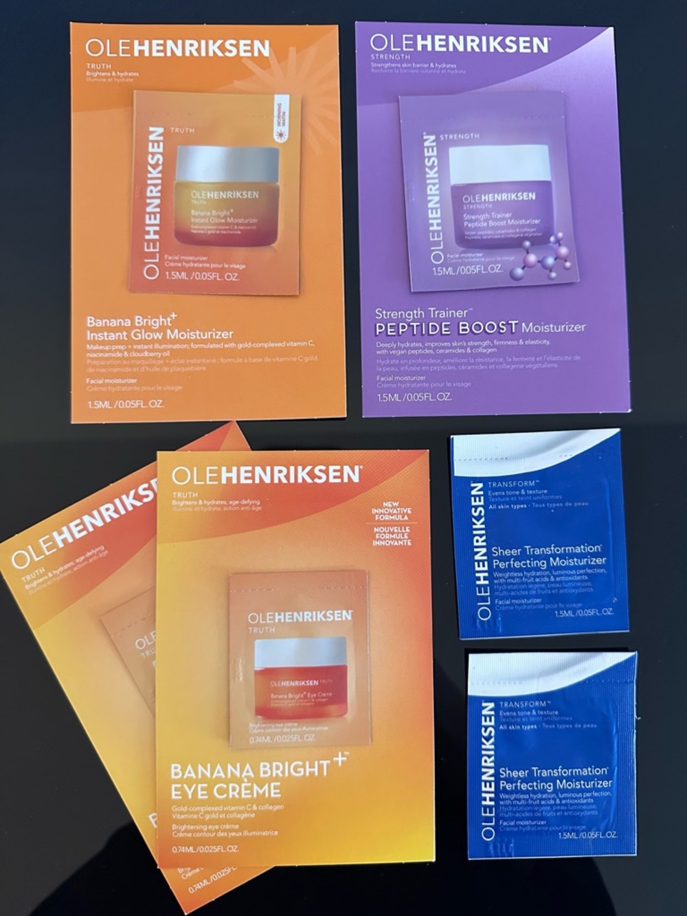 💛 5/$25 New - OLEHENRIKSEN Sample Set